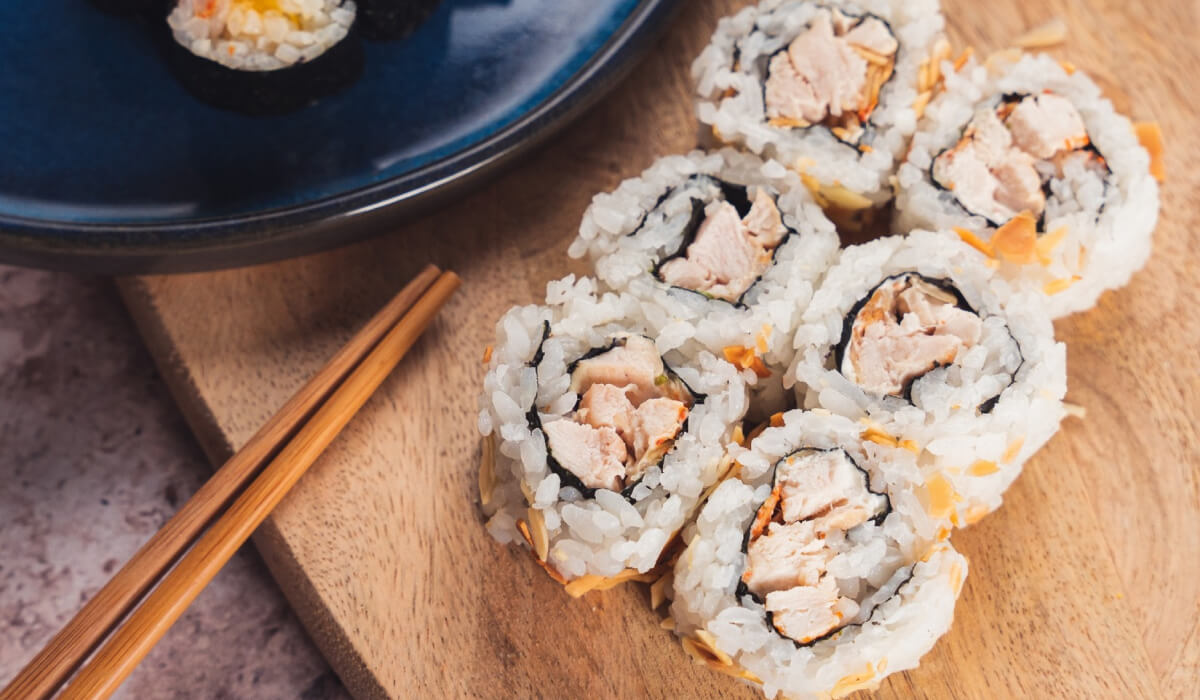 recette de sushi végétarien maki à l'avocat