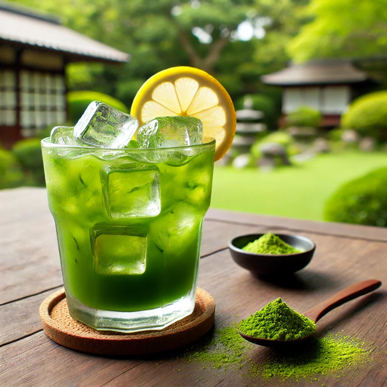 Thé Vert Glacé (Matcha Iced Tea) Sushi pour soirées barbecue